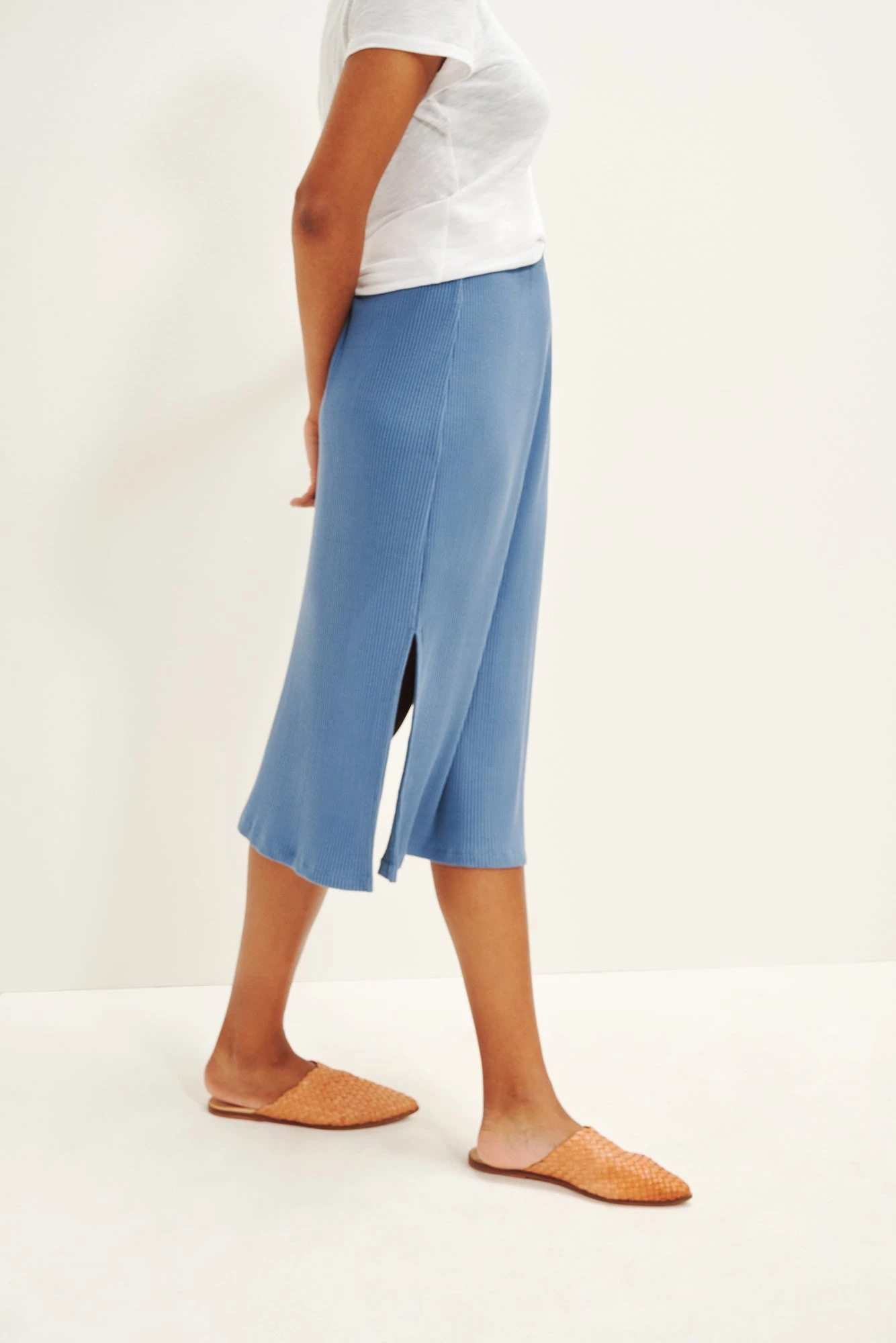 Vindy Paris Rib Skirt - Horizon 3 Vindy Paris Rib Skirt - Horizon - Image 3