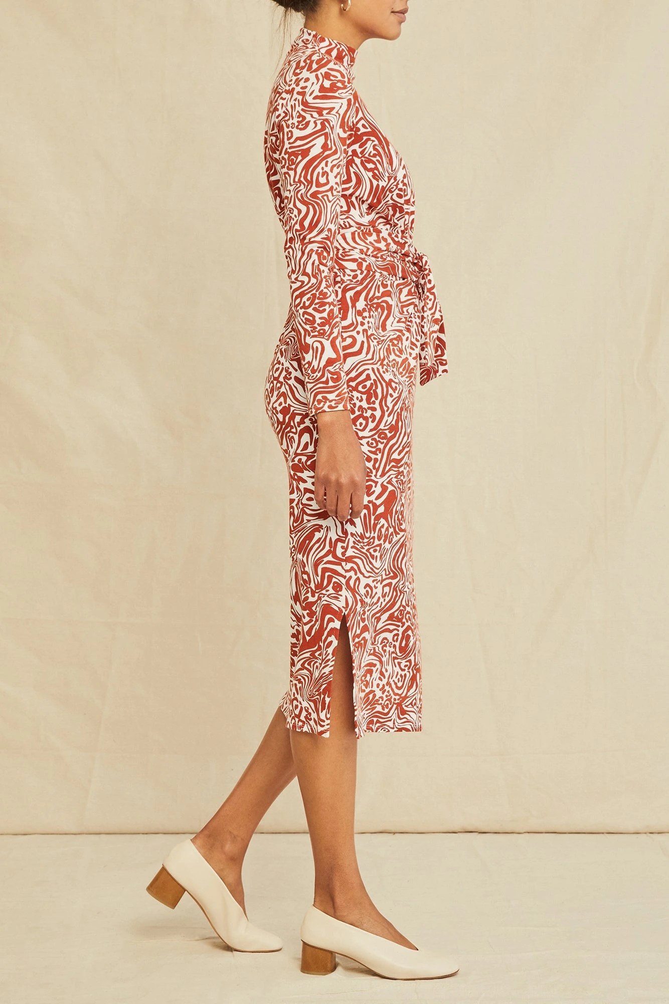 Castile Reverie Knit Dress - Gatsby Print 2 Castile Reverie Knit Dress - Gatsby Print - Image 2