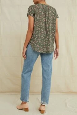 Renata Ecovero Blouse -Women Clothing Sales 0142RenataLagoGreen 2592 web