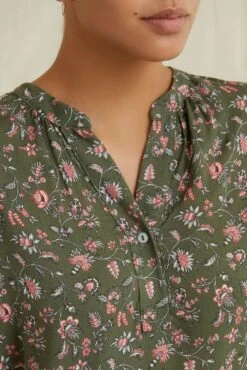 Renata Ecovero Blouse - Lago Green -Women Clothing Sales 0142RenataLagoGreen 2616 web a59619e3 3efd 48f7 857f 34ae5fc1d368