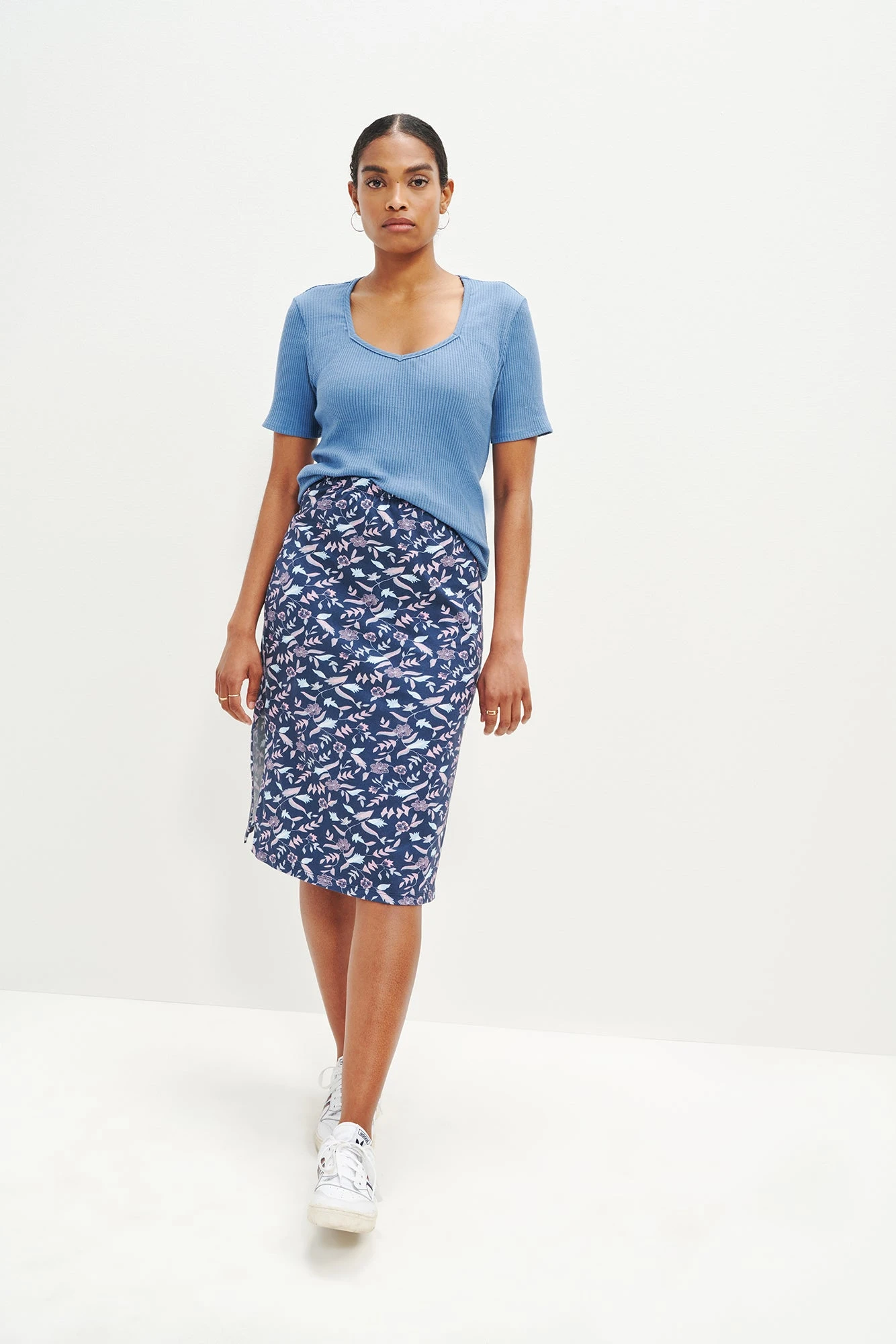 Vindy Reverie Knit Skirt - Zola Floral - Image 3
