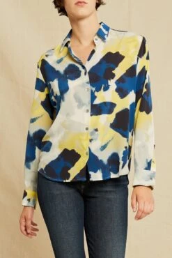 Bixby Washable Silk Blouse - Dusk