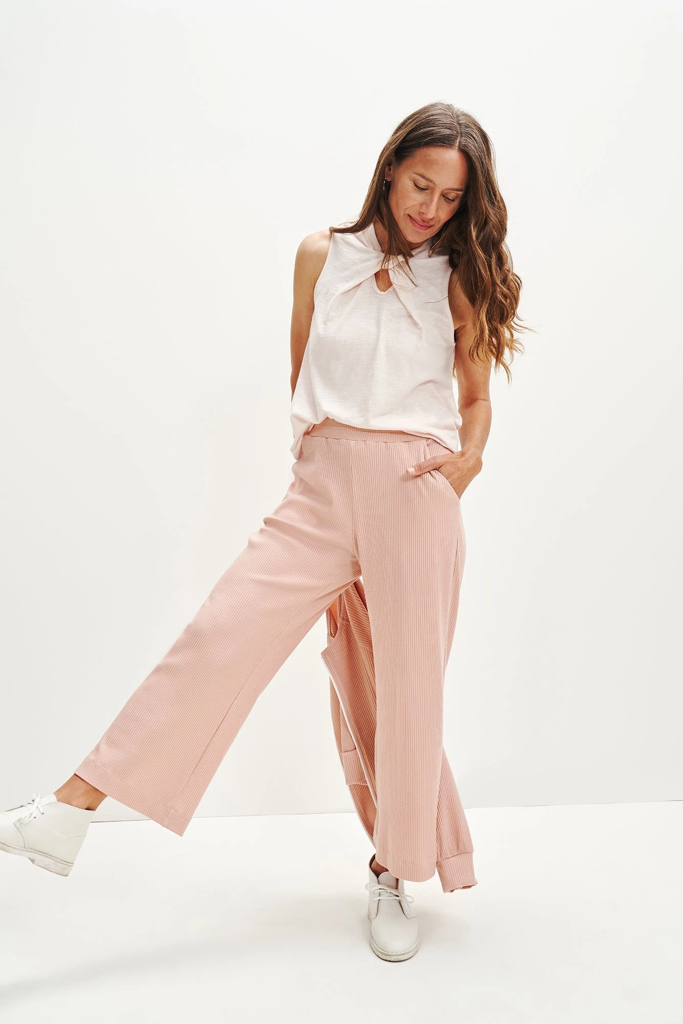 Willow Paris Rib Pants - Rose 5 Willow Paris Rib Pants - Rose - Image 5