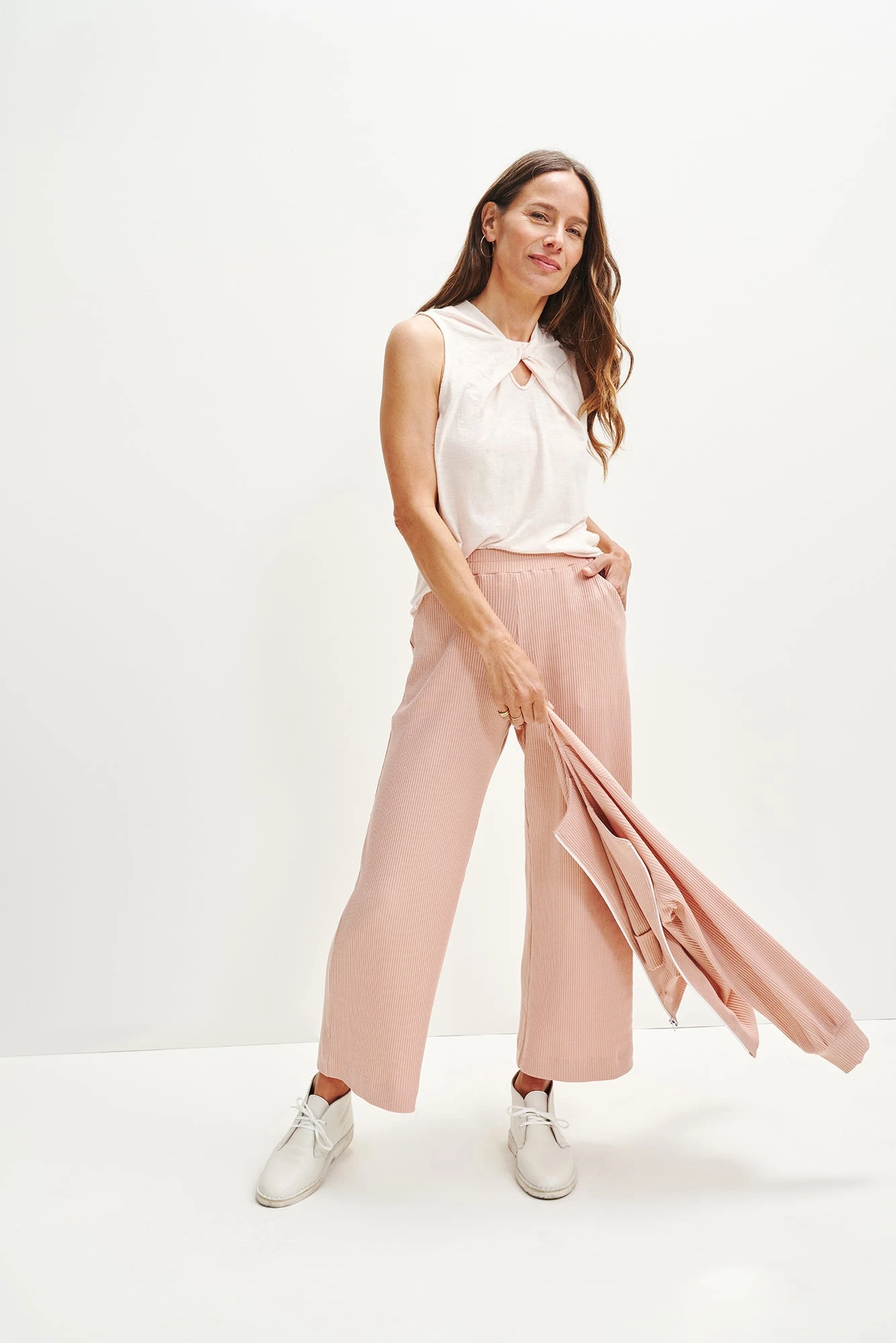 Willow Paris Rib Pants - Rose 1 Willow Paris Rib Pants - Rose