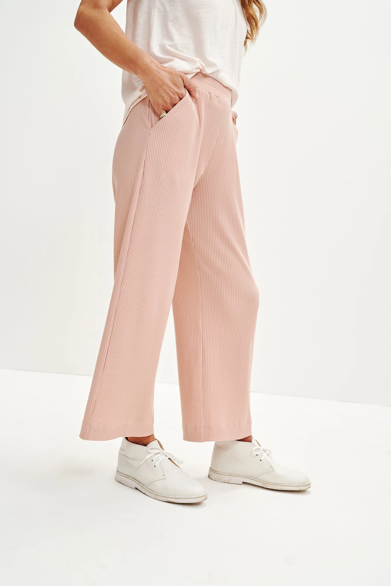 Willow Paris Rib Pants - Rose 4 Willow Paris Rib Pants - Rose - Image 4