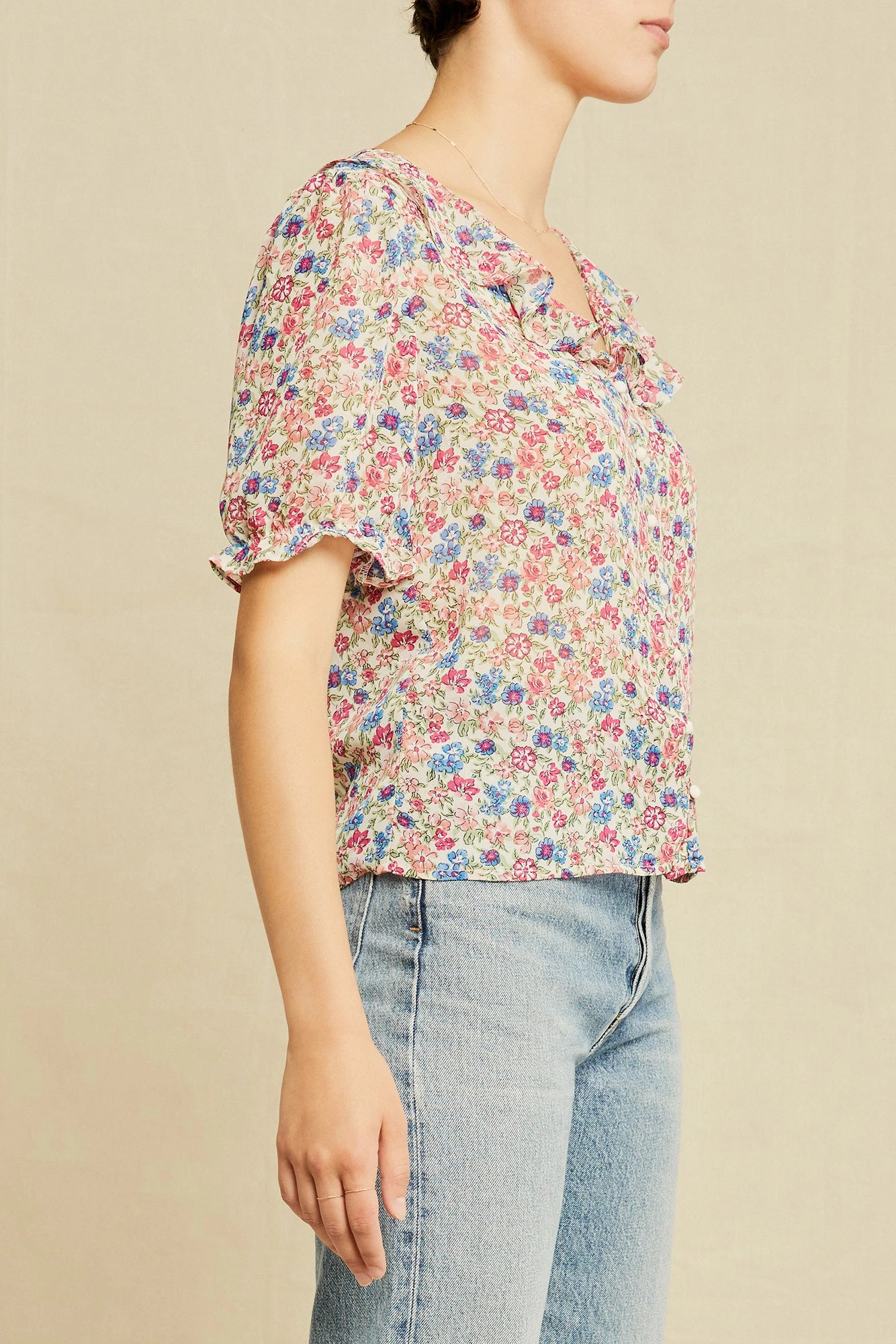 Vera Upcycled Blouse 2 Vera Upcycled Blouse - Image 2