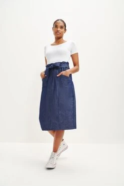 Romy Denim Skirt -Women Clothing Sales 0342 Romy Denim 0436 web