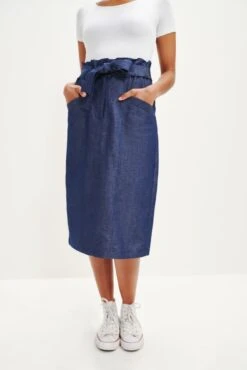 Romy Denim Skirt -Women Clothing Sales 0342 Romy Denim 0437 web