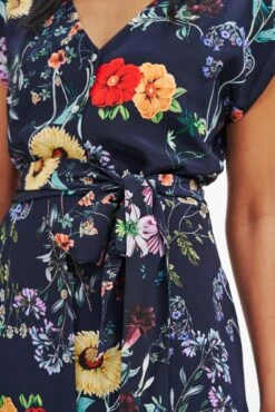 Gracia Washable Silk Dress -Women Clothing Sales 0362 Gracia Provence Print 1900 web