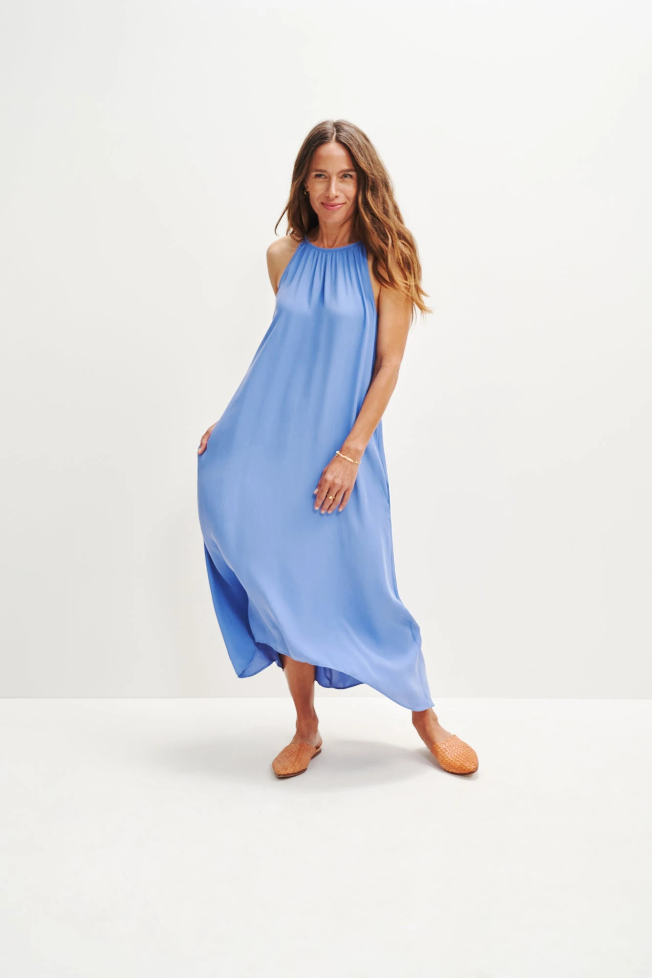 Jasmin Cottonseed Cupro Dress 6 Jasmin Cottonseed Cupro Dress - Image 6