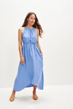 Jasmin Cottonseed Cupro Dress 23 Jasmin Cottonseed Cupro Dress -Women Clothing Sales 0364 Jasmin Sky 2176 web