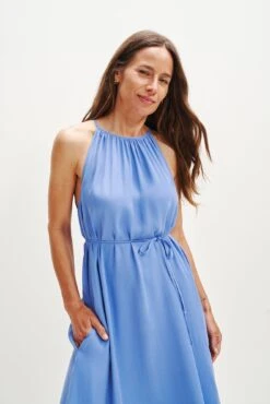 Jasmin Cottonseed Cupro Dress 26 Jasmin Cottonseed Cupro Dress -Women Clothing Sales 0364 Jasmin Sky 2190 web