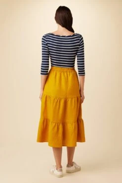 Jill Linen Skirt - Sunflower -Women Clothing Sales 0404 Jill Sunflower 3