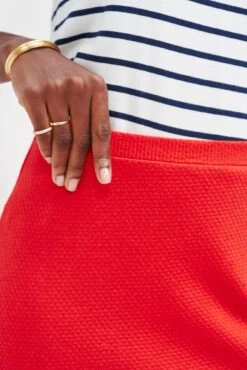 Melia Scallop Knit Skirt - Carmine -Women Clothing Sales 0405 Melia Carmine 1406 web b9941393 b458 4cfb ba46 9f209bc54728