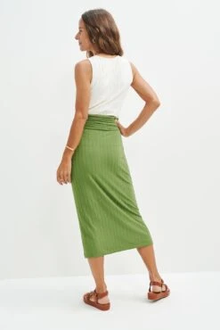 Delaney Ribbed Skirt - Pear -Women Clothing Sales 0406 Delaney Pear 1807 web a97fbcdf fd66 48cc 81a4 588d37548990