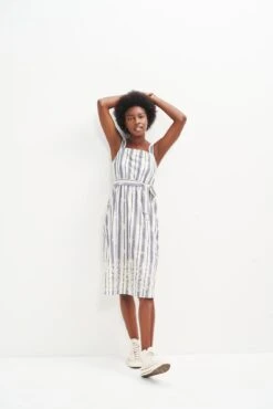 Jameela Upcycled Dress -Women Clothing Sales 0457 Jameela Summer Stripe 0908 web