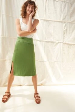 Zio Ribbed Skirt - Pear -Women Clothing Sales 0464ZioPear 7602 00bbe914 b21b 4f04 abbb 83340a727be0