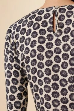 Jobeth Ecovero Blouse - Calico Navy -Women Clothing Sales 0467 Jobeth Viscose Calico Navy 4