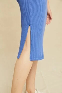 Grace Paris Rib Dress - Lapis -Women Clothing Sales 0476 Grace Lapis v2 1133 web 1abc4d3a 04ce 4fda b641 d97acc945441