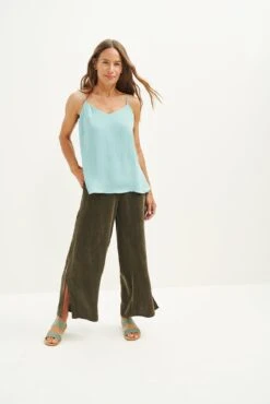 Lisbon Cupro Blouse - Aquamarine -Women Clothing Sales 0491 Lisbon Aquamarine 1530 web f9eb4bcc 1a75 4d5b 9c06 58a9a76c4568