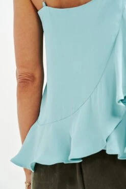 Lisbon Cupro Blouse - Aquamarine -Women Clothing Sales 0491 Lisbon Aquamarine 1621 web db408f86 b838 478c 8021 d883da7b3afb