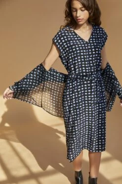 Cindra Washable Silk Midi Dress - Squared Up Black 11 Cindra Washable Silk Midi Dress - Squared Up Black -Women Clothing Sales 04 CINDRASQUAREDUPBLACK 0861 4883c03a 351f 47c2 9c57 0b4fc0a57fb0