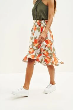 Rihanna Upcycled Skirt -Women Clothing Sales 0500 Rihanna Seville Floral 2742 web