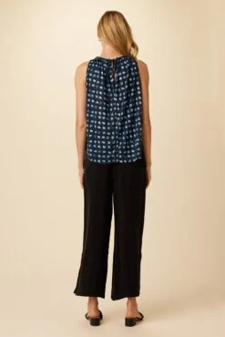 Floret Silken Modal Tank - Squared Up Black -Women Clothing Sales 0503 Floret Squared Up Black 3