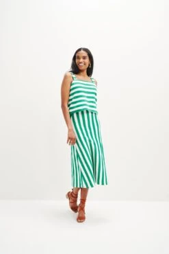 Ramona Upcycled Skirt - Corsica Stripe -Women Clothing Sales 0507 Ramona Corsica Stripe 0150 web 2549d1a7 f211 47fd 8059 6fdc36dad43e
