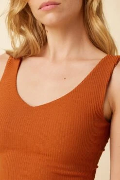 Rosa Paris Rib Tank - Umber -Women Clothing Sales 0516 Rosa Umber 4 ec7e9937 2ceb 4915 97c8 5d1204dc1f93