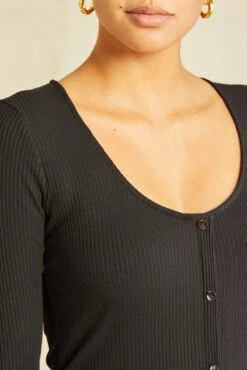 Soraya Paris Rib Dress - Black 7 Soraya Paris Rib Dress - Black -Women Clothing Sales 0530 Soraya Black 1550 web a1cf73ff 9b04 4597 9f63 036f359af1a4