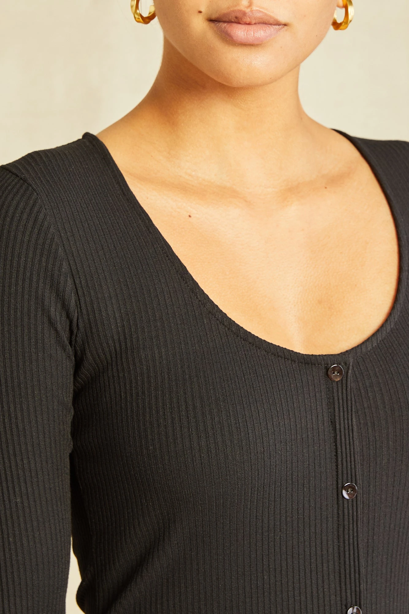 Soraya Paris Rib Dress - Black 4 Soraya Paris Rib Dress - Black - Image 4