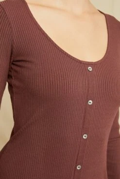 Soraya Paris Rib Dress - Mocha -Women Clothing Sales 0530 Soraya Mocha 0363 web 5f5bb4c5 66fd 4ef1 a68d 53c4bee7c192