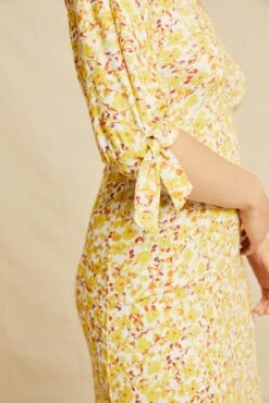 Cali Reverie Knit Dress - Dandelion Floral -Women Clothing Sales 0535 Cali Dandelion Floral 1651 web