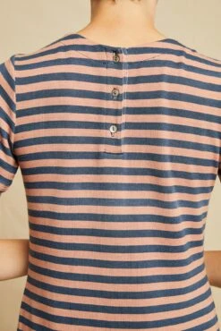 Jade Luxe Terry Dress -Women Clothing Sales 0536 Jade Ocean Rose Stripe 1928 web