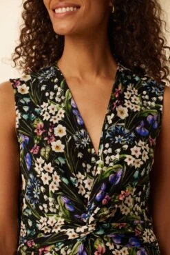 Olive Viscose Knit Dress - Summer Fields -Women Clothing Sales 0557 Olive Viscose Summer Fields 4