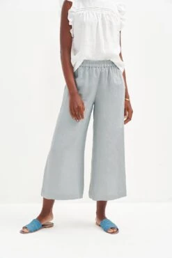Salice Linen Pants - ReAmour -Women Clothing Sales 0558 Salice Linen Eucalyptus 1270 web b205b66d 7dcc 478c 98ef 6b03b6a9a3ee