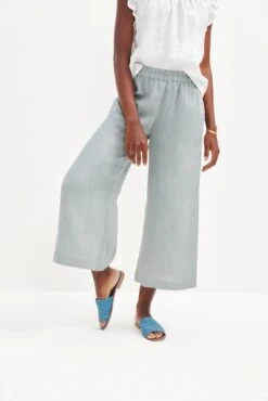 Salice Linen Pants - ReAmour -Women Clothing Sales 0558 Salice Linen Eucalyptus 1273 web 0c18d562 c412 4d46 b7dc a38a378110cd