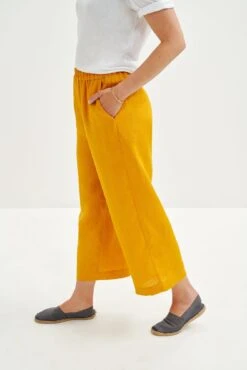 Salice Linen Pants - ReAmour -Women Clothing Sales 0558 Salice Linen Sunflower 1994 web 73fd2c7e d046 4e6f 8a37 b913a0255c26