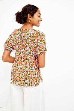 Lotta Washable Silk Blouse - Seaside Floral -Women Clothing Sales 0563 Lotta Silk Seaside Floral 1084 web 317d3531 e0af 4ffb 9792 77d4c0f176fa