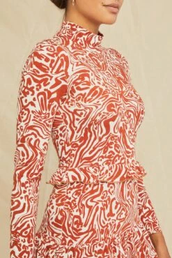 Sicily Reverie Knit Dress -Women Clothing Sales 0601 Sicily Gatsby Print 5652 web