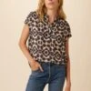 Renata Ecovero Blouse - Ink Flower