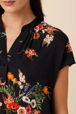 Renata Ecovero Blouse - Treviso Orange 7 Renata Ecovero Blouse - Treviso Orange -Women Clothing Sales 0607 Renata Viscose Treviso Orange 4