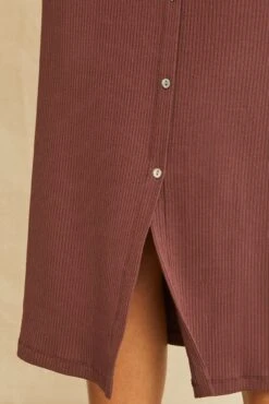 Gadot Paris Rib Skirt - Mocha -Women Clothing Sales 0612 Gadot Mocha 2554 web aedf0151 278a 4c42 a08d ca3c99080072