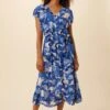 Marianna Viscose Crepe Dress - Cecily Floral