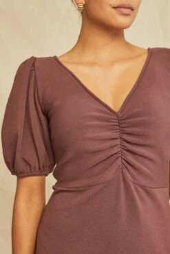 Tinsley Luxe Fleece Dress -Women Clothing Sales 0686 Tinsley Mocha 3271 web