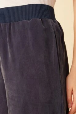 Salice Mixed Cupro Pants - Ocean 9 Salice Mixed Cupro Pants - Ocean -Women Clothing Sales 0721 Salice Pant Mixed Media Ocean 5