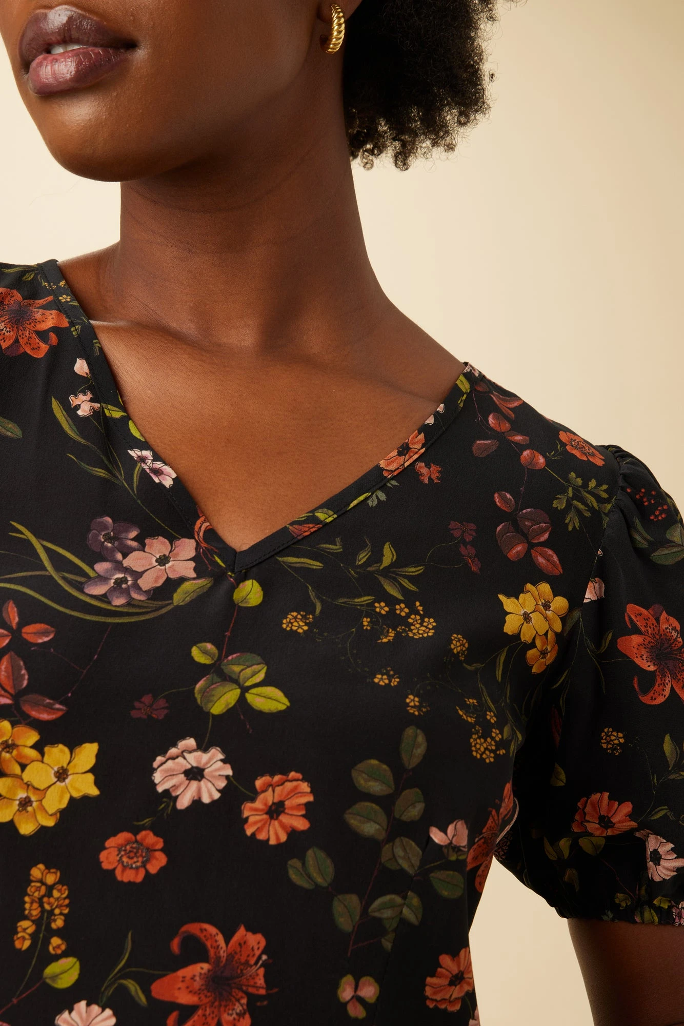 Juliana Washable Silk Blouse - Saint Germain Floral 4 Juliana Washable Silk Blouse - Saint Germain Floral - Image 4