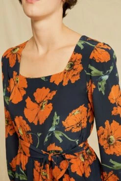 Adrienne Washable Silk Dress - Paysage Floral -Women Clothing Sales 0801 Adrienne Paysage Floral Print 5256 web b80e02a7 bc8f 42da 9f0b 45977dc48861