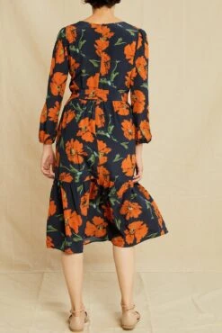 Adrienne Washable Silk Dress - Paysage Floral -Women Clothing Sales 0801 Adrienne Paysage Floral Print 5374 web e990187f 05cd 4a97 9c01 73f5f4a1883d